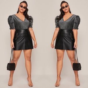 Plus Size Ruched Blouse